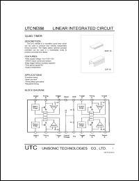 datasheet for UTCNE558 by 