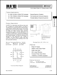 datasheet for RF2157 by RF Micro Devices (RFMD)