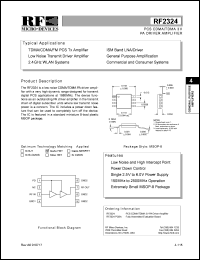 datasheet for RF2324 by RF Micro Devices (RFMD)