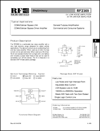 datasheet for RF2369 by RF Micro Devices (RFMD)