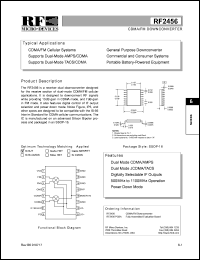 datasheet for RF2456 by RF Micro Devices (RFMD)