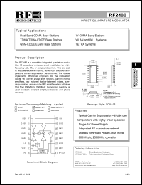 datasheet for RF2480 by RF Micro Devices (RFMD)