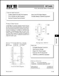 datasheet for RF2486 by RF Micro Devices (RFMD)