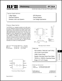 datasheet for RF2504 by RF Micro Devices (RFMD)
