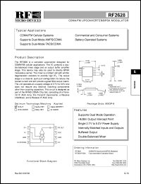 datasheet for RF2628 by RF Micro Devices (RFMD)