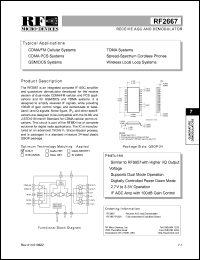 datasheet for RF2667 by RF Micro Devices (RFMD)