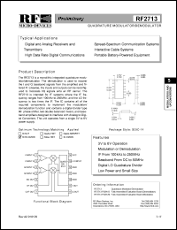 datasheet for RF2713 by RF Micro Devices (RFMD)