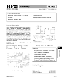 datasheet for RF2968 by RF Micro Devices (RFMD)