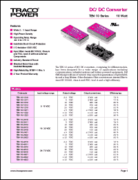 datasheet for TEN10-1210 by 