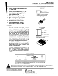 datasheet for LM337KC by Texas Instruments