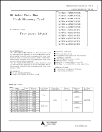 datasheet for MF820M-GMCAV by Mitsubishi Electric Corporation, Semiconductor Group