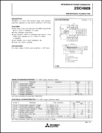 datasheet for 2SC4989 by Mitsubishi Electric Corporation, Semiconductor Group