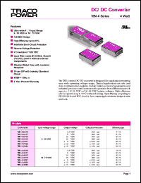 datasheet for TEN4-4810 by 