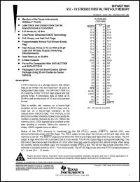 datasheet for SN74ACT7804-25DLR by Texas Instruments