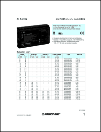 datasheet for 12H1001-2R by 