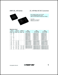datasheet for 12IMR25-1515-2 by 