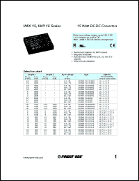 datasheet for 110IMY15-03-9RG by 