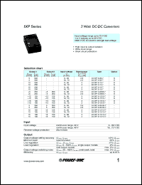 datasheet for 24IXP3-05-7 by 