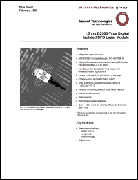 datasheet for D2502G by 