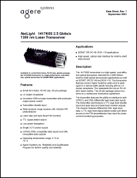 datasheet for 1417K6S by 