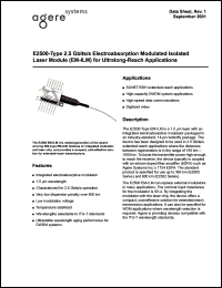 datasheet for E2505H33 by 