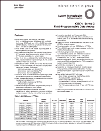 datasheet for OR2C15A-4PS208 by 