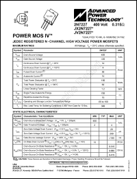 datasheet for 2N7227 by Advanced Power Technology (APT)