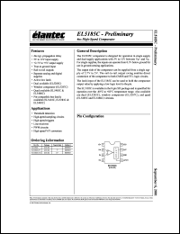 datasheet for EL5185CS by 