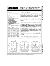 datasheet for EL4422CN by 