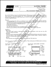 datasheet for LA7323 by SANYO Electric Co., Ltd.