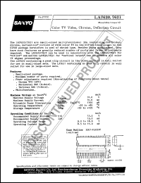 datasheet for LA7620 by SANYO Electric Co., Ltd.