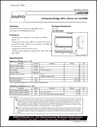 datasheet for LA6543M by SANYO Electric Co., Ltd.