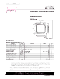 datasheet for LB11990W by SANYO Electric Co., Ltd.