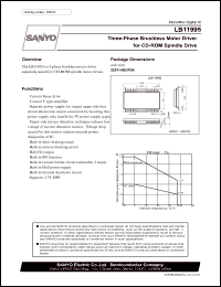 datasheet for LB11995 by SANYO Electric Co., Ltd.