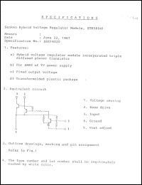 datasheet for STR58041 by Sanken Electric Co.