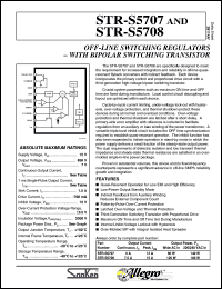 datasheet for STRS5707 by Allegro MicroSystems, Inc.
