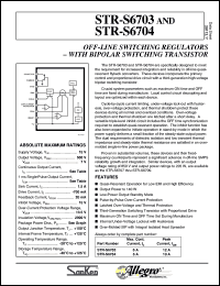 datasheet for STRS6703 by Allegro MicroSystems, Inc.