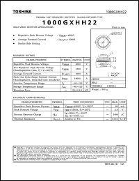 datasheet for 1000GXHH22 by Toshiba