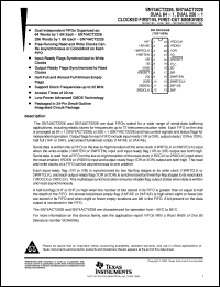 datasheet for SN74ACT2228DW by Texas Instruments