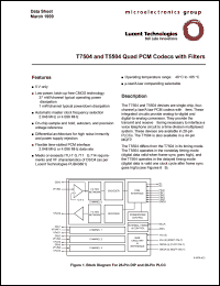 datasheet for T7504-ML by 