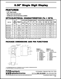 datasheet for MTN2136M-CG by 