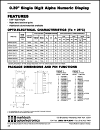 datasheet for MTAN4139-AO by 