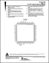 datasheet for SN74ACT7882-20FN by Texas Instruments