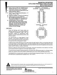 datasheet for 5962-9314701QRA by Texas Instruments