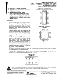 datasheet for SNJ54ACT374J by Texas Instruments