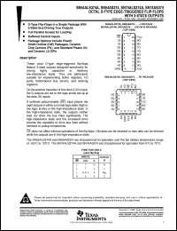 datasheet for SN54ALS374AJ by Texas Instruments