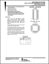 datasheet for SN54ALS564BJ by Texas Instruments