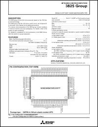 datasheet for M38250M1-XXXFP by Mitsubishi Electric Corporation, Semiconductor Group