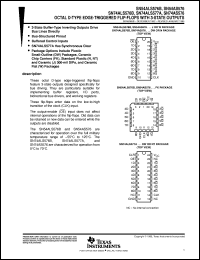 datasheet for SN54AS576J by Texas Instruments