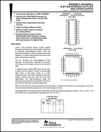datasheet for SN54AS821AJT by Texas Instruments